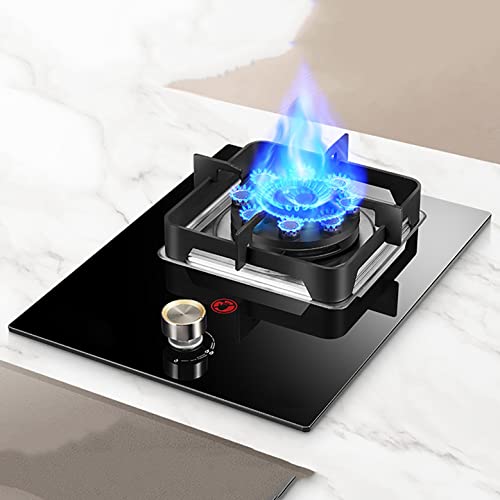 Burner Gas Cooker gas hob Built In Gas Cooktop 5.2KW Wok Cooker Hob Kitchen Burner With FFD, NG/LPG [Energy Class A](Blue)