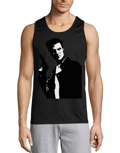 Camiseta sin mangas de algodón Maximum Hurt evita roces y sudor excesivo masculina negra