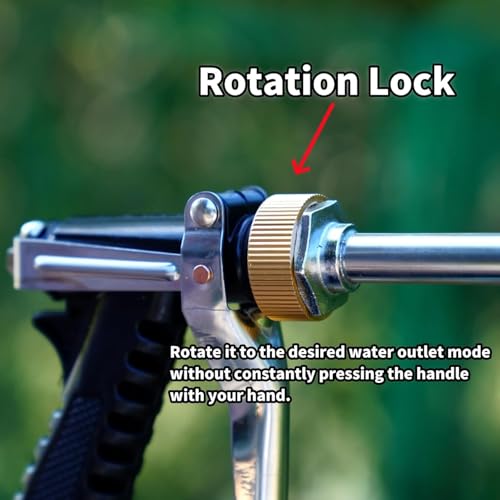 Image of APPSTER DN10 G3 /8 High Pressure Agricultural Spray Gun | Zinc Alloy Sprayer with Long Rod | Fruit Tree Sprinkler, Electric Spray, Even & Direct Spray for Garden Irrigation, Car Washing, Cleaning