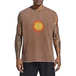 【SATIIIZ】Fast Self Washing T-Shirt Fkatuzi Mens Acid Wash T Shirt and Graphic Tank Tops (Black