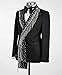 Manviss Men's Black Tuxedo Luxury Rhinestone Blazer Slim Fit Peak Lapel Double Breasted Jacket for Dinner Prom Wedding