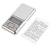 Produktbild FYstar Mini Digital Taschenwaage 200 g 0,01 g Präzision g/tl/oz/ct/gn Gewichtsmessung für Küchenschmuck Gold Tara Wiegen (Silber)