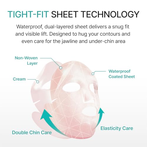 Image of REJURAN Perfect V Tighter Dual-Sheet Mask, c-PDRN Lifting, 4 Count