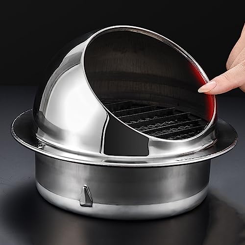 Cubierta de ventilación de acero inoxidable de alta gama y lamas móviles 3