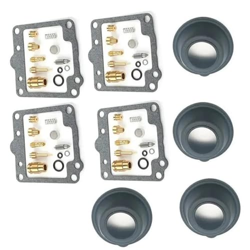 Kit reparación carburador Suzuki GS550 E L M T con juntas y flotadores para motos de 4 cilindros 3