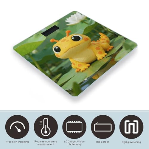 Báscula digital Cute Cartoon Salamander para cuerpo miniatura 3