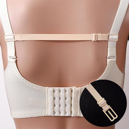 12 Pieces Bra Strap Clips for Back Adjustable Anti-Slip Bra Strap Clips Back Conceal Buckles for Bra Accessories2