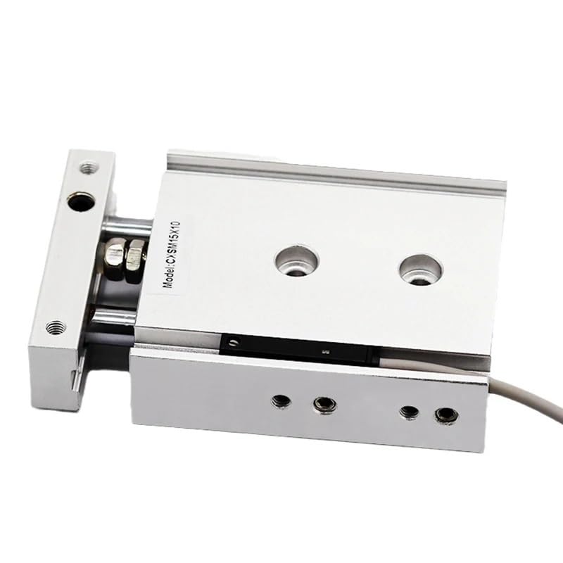 Cylindre pneumatique CXSM6 double effet double tige course 20mm - 6