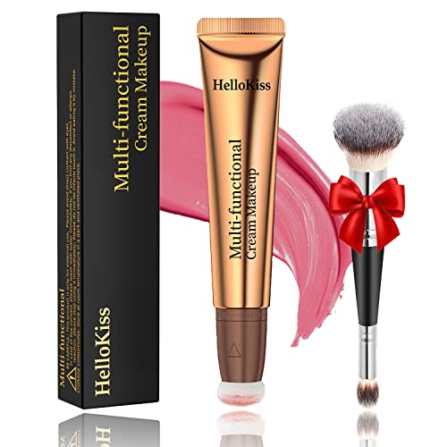 Liquid Blush Beauty Wand,Matte Face Blush With Cushion Applicato，Long Lasting Smoothly Moisturizng Super Silky Blush Stick #TOP7