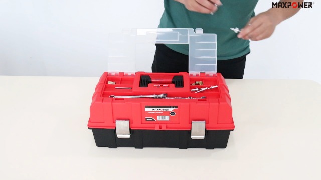 Cassetta Porta Attrezzi Portautensili In Plastica 16" Con Vano - Foto 8