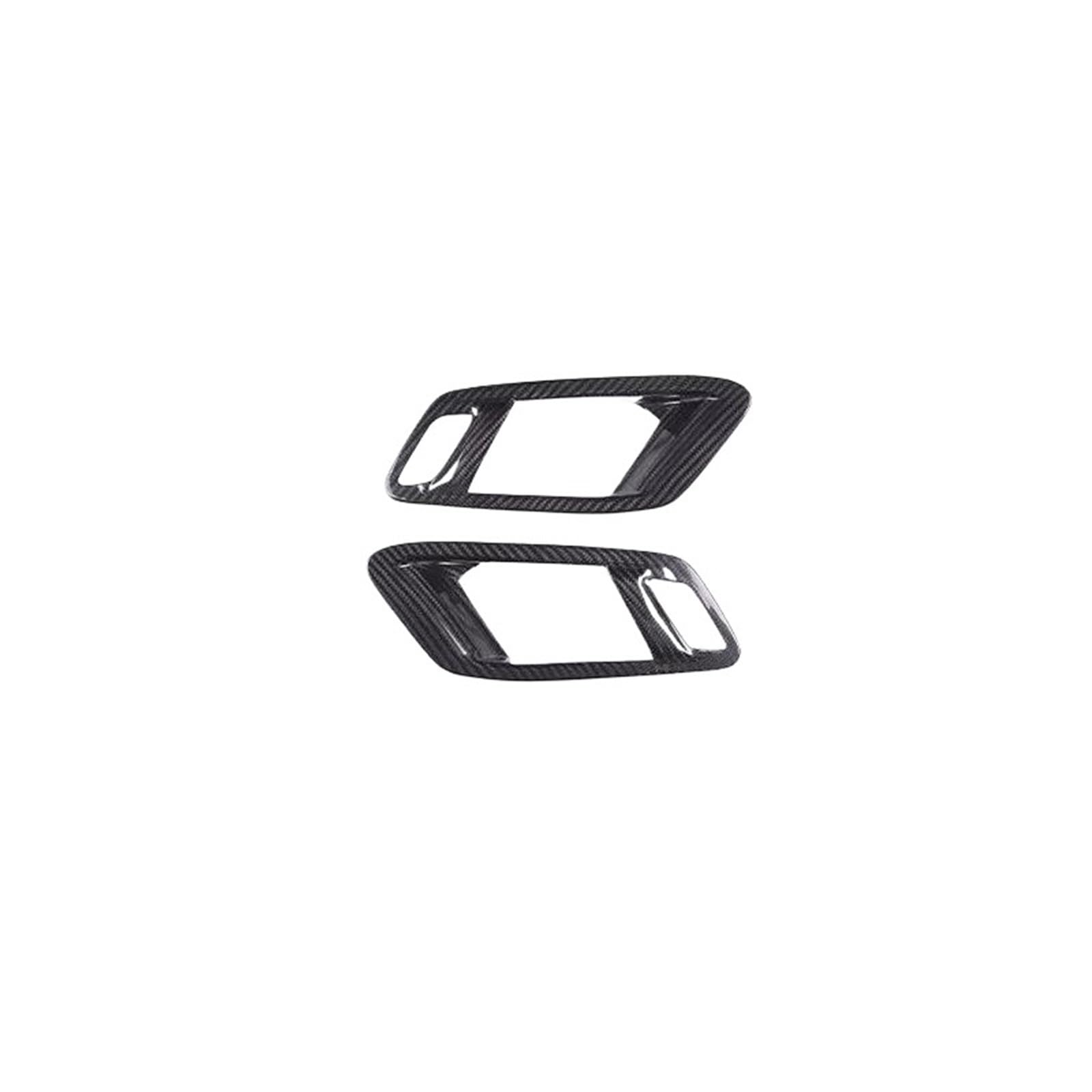 Fhcbutae Real Carbon Fiber Interior Car Handle Interior Door Handle Frame Stickers For Toyota For Supra Gr Mk5 A90 2019 2020 2021 2022(Real Carbon Fiber)