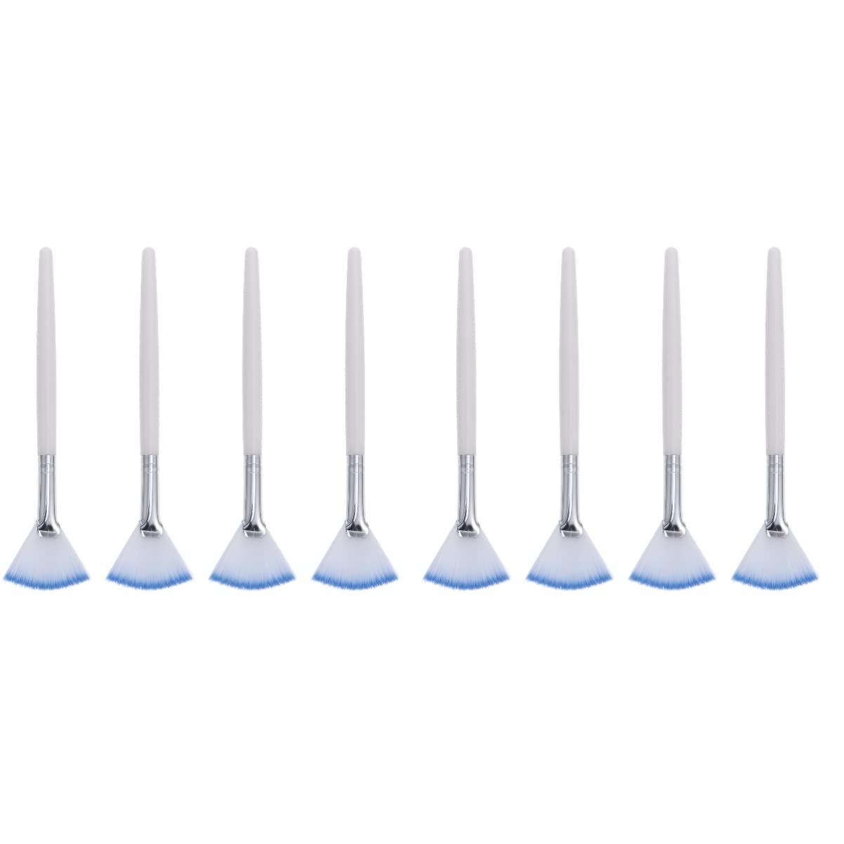 minkissy 2sets Sleeping Mask Brush Reusable and Easy to Clean Facial Mask Applicator Brush for Skincare 4pcs*2