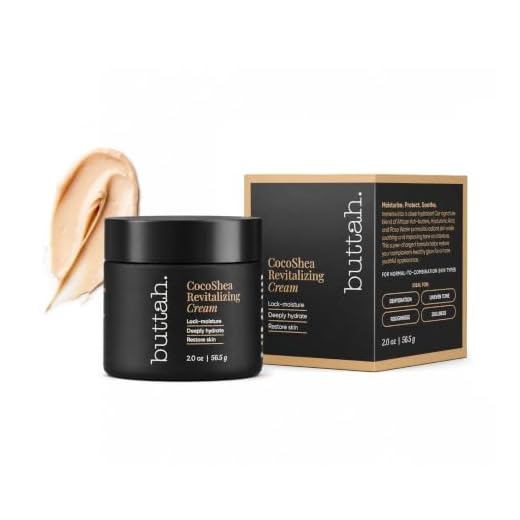 Buttah Skin CocoShea Revitalizing Cream 2oz - Natural & Organic African Shea & Cocoa Butter - Best Face Moisturizer for Dry Skin - Skin Protectant for Melanin Rich Skin - Black Owned Skincare