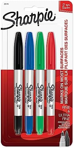 Colorful Sharpies Sharpie Permanent Markers Fine Point Portrait