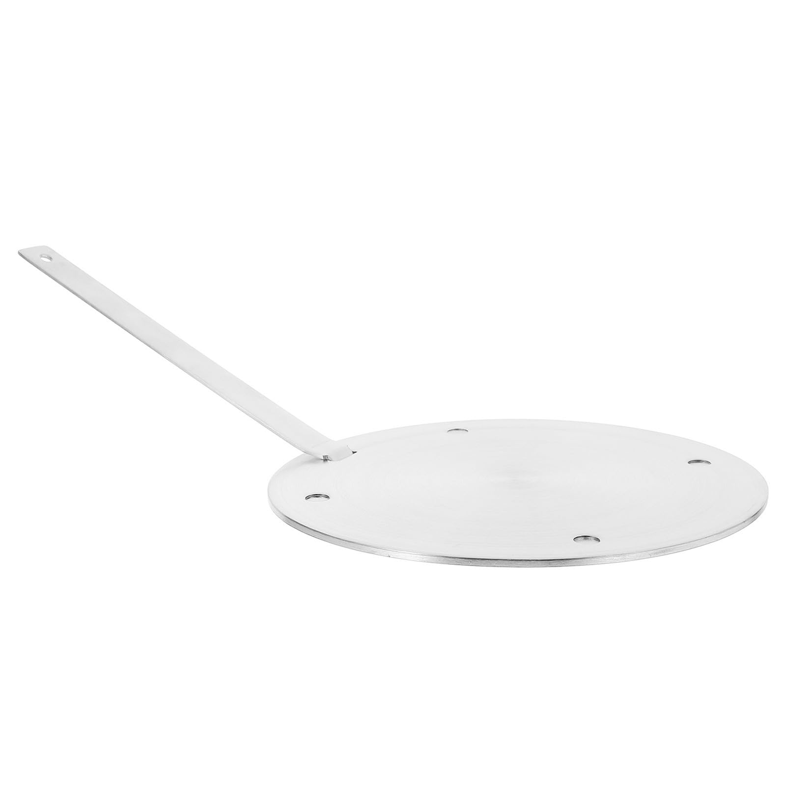 Piastra Diffusore Calore in Acciaio Inox Argento per Wok e Fornelli