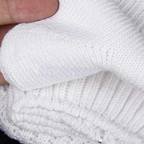 Loose Socks Japanese Style Student Girl's Socks White Lolita Leg Warmer Bubble Slouch Cotton 15.7-70.9 inches3