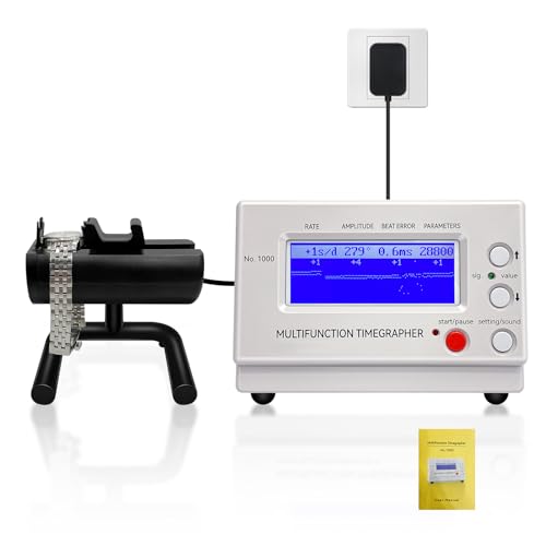ExGizmo Watch Tester Timegrapher Timegrapher No.1000 Watch Timing Machine Multifunctional Watches Tester Professional Watches Calibration Tool for Mechanical Watchmaker