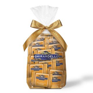 Ghirardelli - Cuadrados de chocolate, caramelo de chocolate con leche, bolsa de regalo de 80 unidades, (2 libras, 6.5 onzas). Perfecto para regalos