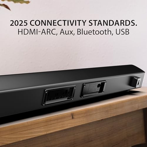 Image of Blaupunkt SBW Chicago 50 2.1 CH Soundbar with Wired Subwoofeer I 160W RMS I HDMI-ARC I Bluetooth I AUX I USB I Remote Control with Equalizer