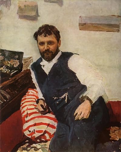 Ritratto del pittore Constantin Alexandreyevich Korovin impresiones decorativas 60x90