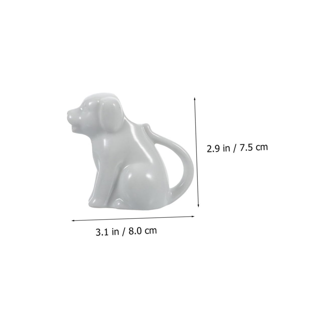 Set Di 2 Lattiere In Ceramica TOPBATHY A Forma Di Mucca - Salsiere E Crema Per Caffè E Tè - Ideale Per Colazioni - 3