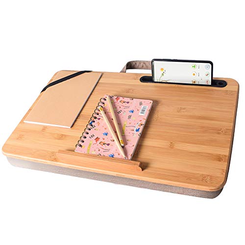 wishacc Home Office Lap Desk Portable Bamboo Lap in Pakistan