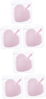 FRCOLOR 6 Peças De Esponjas De Maquiagem Para O Rosto Almofadas De Algodão Para Remoção De Maquiagem Do Rosto Almofada Removedora De Esmalte Base Cosmética Almofada Triangular Para