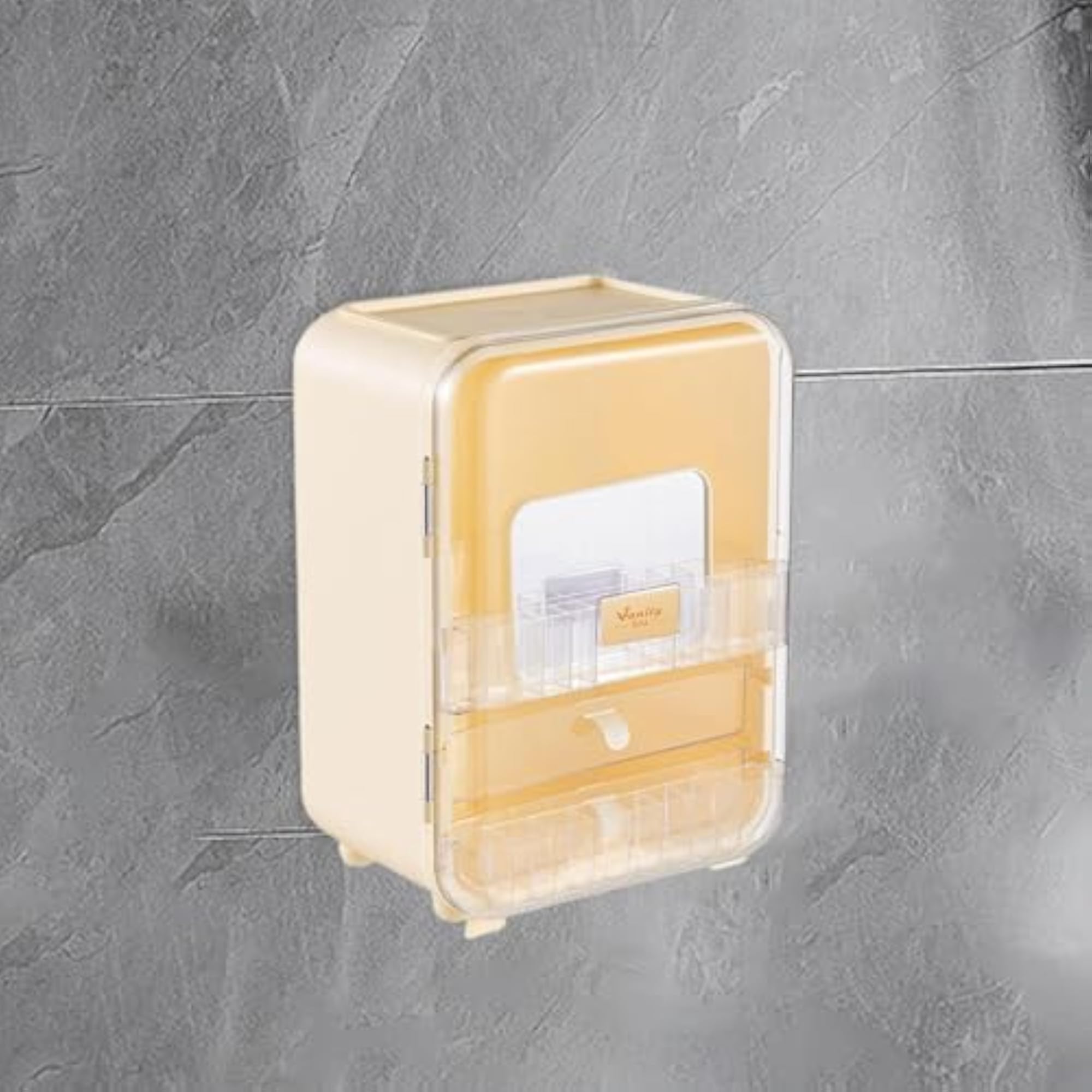 Cosmetic Storage Box with Visible Drawers, Makeup Case