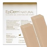 Epi-Derm Long Strip - 1.4 x 11.5 in - (5 Pair) (Natural) Silicone Scar Sheets from Biodermis