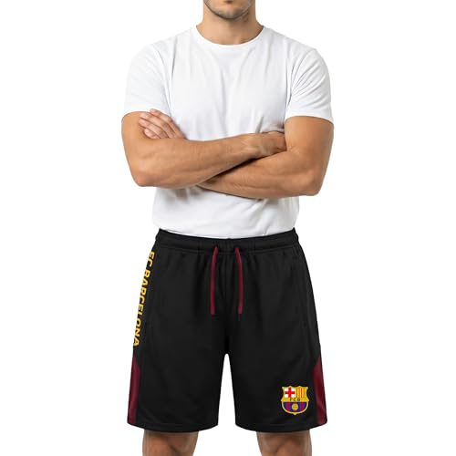 Pantalones Cortos de Fútbol UEFA Champions League Icon Sports para Hombre en Color Negro