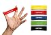 GripGym Finger Stretcher Hand Resistance Bands Extensor Exerciser - Multi-5 (Set of 10) Finger Therapy Grip Strengthener Strength Trainer Gripper Arthritis Carpal Tunnel Exercise Guitar Rock Climbing