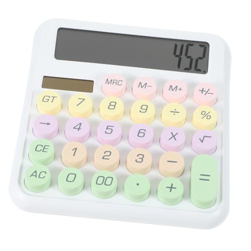 Calculadora botones grandes ABOOFAN portátil para cálculo básico rápido