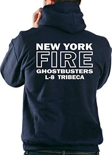 FEU1 Sweat à Capuche, Ghostbusters NYC Ladder 8 Tribeca Manhattan L Cover