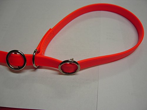 MJH Moxon, Retriever Leine 16mm breit, 3m lang mit Handschlaufe (orange)