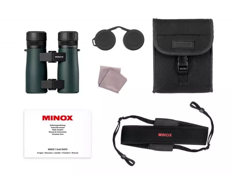 Minox Fernglas Rapid 7,5x44 – Wasserdicht, Tarnfarben, Für Outdoor & Jagd