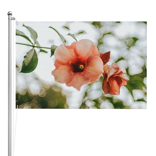 Pour intérieur et extérieur impression drapeau fleurs de grand format 4x6