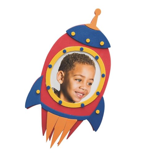 Blast Off Rocket Frame Craft Kit by S&S Worldwide - Used condition - US$8.07