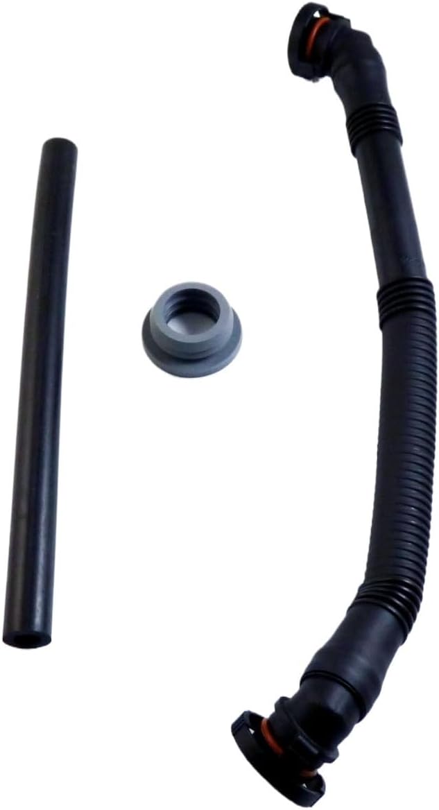 1 Set Crankcase Oil Separator PCV Vent Valve KIT Breather Hose 11151703484 11151703775 Fit Compatible With E36 E39 Z3 M3 323i(3 pcs set)