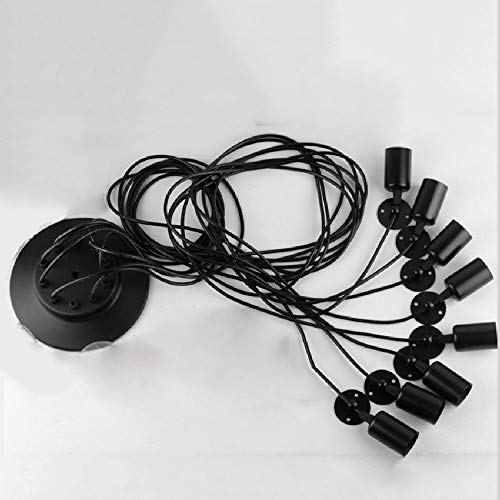 Lustre araignée e27 pour hauts plafonds et pièces sombres