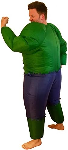 Mr Puffy's Inflatable Hulk Adult Fancy Dress Costume