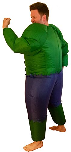 Mr Puffy's Inflatable Hulk Adult Fancy Dress Costume