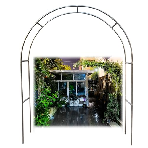 Tonnelle de jardin en acier inoxydable pergola avec treillis de support