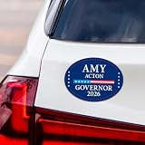 Amy Acton for Ohio Governor 2026 Car Magnet - Vote Amy Acton Vehicle Magnet, Ohio Governor Elections 2026 Magnet (Navy Blue, Oval, 6" x 4.5")