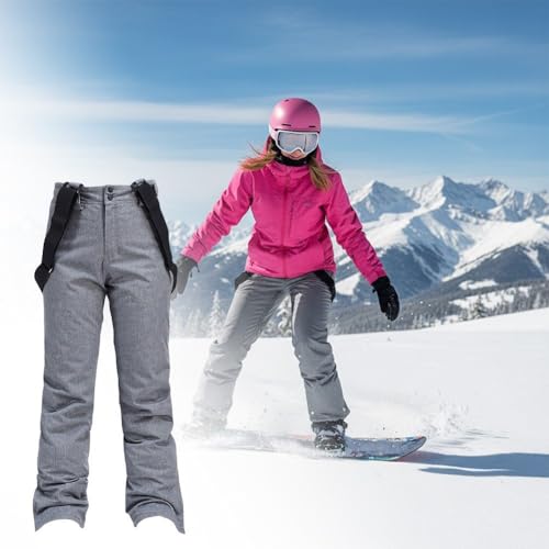 Vobumix Pantalones De Esquí para Mujer Y Hombre, Térmicos, Softshell, Gruesos Y Cálidos, con Aislamiento, Impermeables, para Snowboard Y Tirantes. - imagen 2