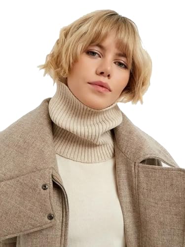 Winter Neck Warmer Scarf Neck Gaiter for Men Women, Windproof Neck Warmer Ski, Tube Circle Neck Scarves