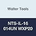 Walter Tools NTS-IL-16 014UN WXP20 Carbide NTS Threading Inserts, Internal Thread, Full Profile, American UN 60 Degree (Pack of 10)