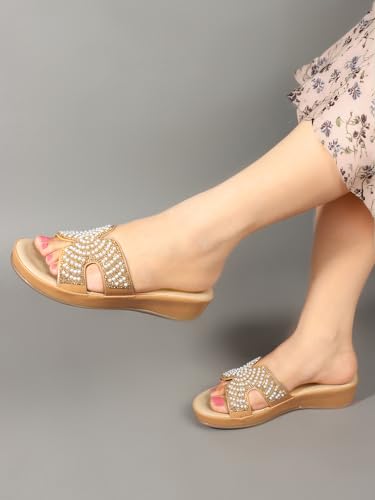 Image of Carlton London Women Comfortable Fashion Sandal for Daily use, Office use, Casual use