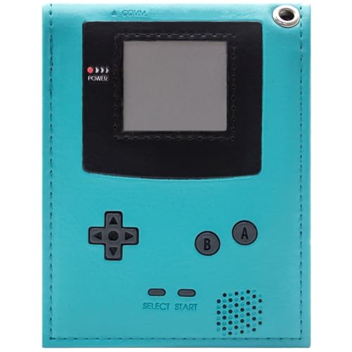 PocketGear GBC Game Segunda Generación Boy Juego Retro Billetera/Cartera Bi-Fold Soporte de ID & Tarjetas, Azul