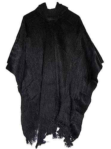 Gamboa Alpaca Poncho Mens Ponchos Adult Pancho Mexican Cloak With Hood Cowboy And Western Poncho Blanket #TOP12