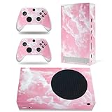 Skin Sticker Protective Vinyl Decal Wrap Cover Compatible with Xbox Series S Console and Controller (Pink)